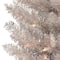 6ft. Pre-Lit Rose Gold Pine Artificial Christmas Tree, Clear Incandescent Lights
